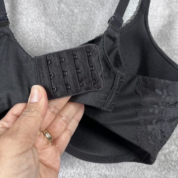 Victoria's Secret Bra Womens 38DD Black Lined Perfect Coverage Body by Victoria - Picture 8 of 9